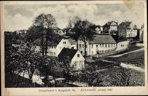 Ak Göppersdorf Burgstädt in Sachsen, Aurichmühle