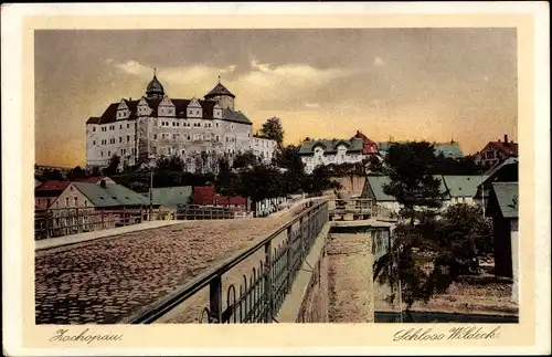 Ak Zschopau im Erzgebirge Sachsen, Schloss Wildeck