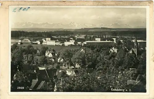 5 Glas Negative Landsberg am Lech Oberbayern, Muttersturm, Tor, Gesamtansicht