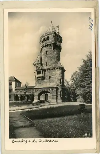 5 Glas Negative Landsberg am Lech Oberbayern, Muttersturm, Tor, Gesamtansicht