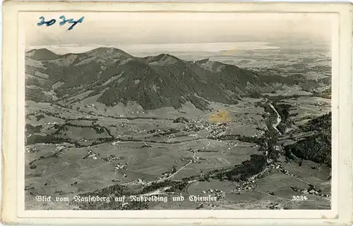 5 Glas Negative Ruhpolding in Oberbayern, Gesamtansicht, Alpen, Wiese