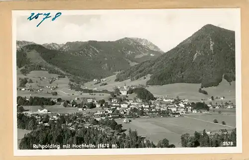 5 Glas Negative Ruhpolding in Oberbayern, Gesamtansicht, Alpen, Wiese