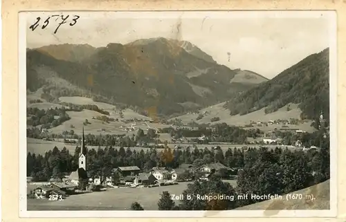 5 Glas Negative Ruhpolding in Oberbayern, Gesamtansicht, Alpen, Wiese