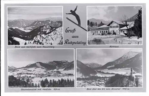 7 Glas Negative Ruhpolding in Oberbayern, Alpen, diverse Ansichten, Bildtelegramm