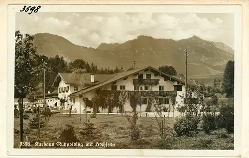 5 Glas Negative Ruhpolding in Oberbayern, Bildtelegramm, Alpen, Gesamtansicht