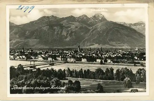 7 Glas Negative Rosenheim Oberbayern, Alpen, diverse Ansichten, Gesamtansicht