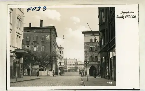 6 Glas Negative Rosenheim Oberbayern, Gesamtansicht, Ortsansicht, Fluss Inn