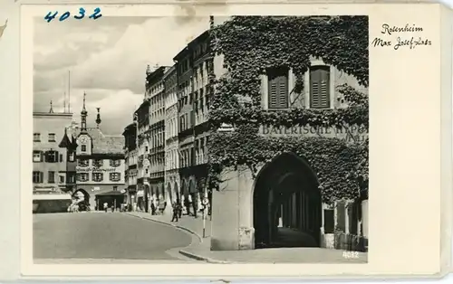 6 Glas Negative Rosenheim Oberbayern, Gesamtansicht, Ortsansicht, Fluss Inn