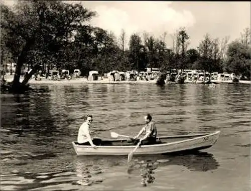 10 Fotos Klink an der Müritz Mecklenburg, FDBG Urlaubssiedlung Völkerfreundschaft, im passenden Heft