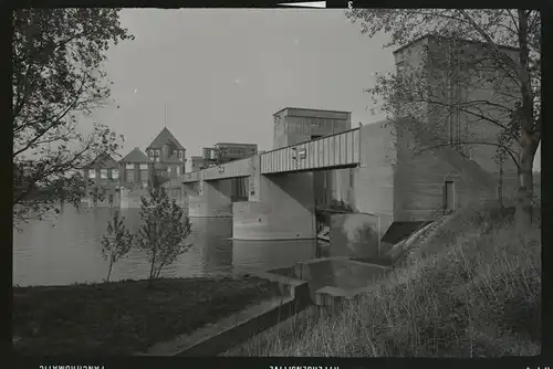 5 Zelluloid Negative Wechold Hilgermissen in Niedersachsen, Schule, Geschäft, Brücke