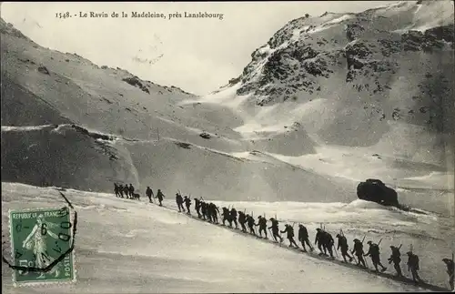 Ak Lanslebourg Mont Cenis Savoie, Le Ravin de la Madeleine