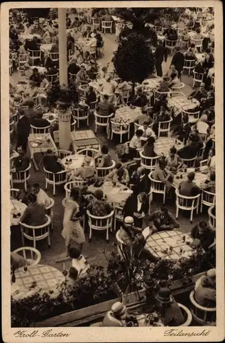 Ak Berlin Mitte, Kroll Garten, Teilansicht, Vogelschau, Gäste