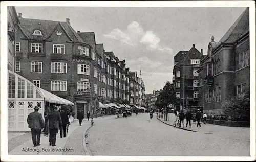 Ak Ålborg Aalborg Dänemark, Boulevarden
