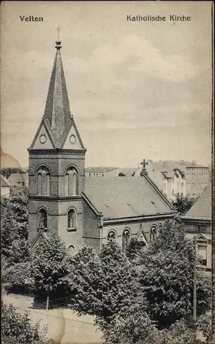 Ak Velten in der Mark, Katholische Kirche