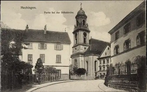 Ak Hechingen im Zollernalbkreis, Stiftskirche