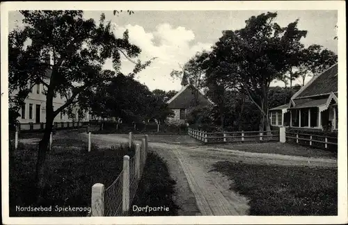 Ak Nordseebad Spiekeroog in Ostfriesland, Teilansicht