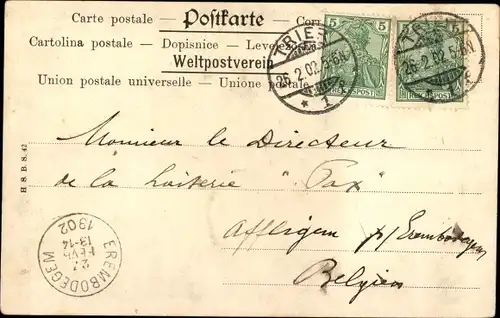 Passepartout Ak Kaiser Wilhelm II., Portrait, Mantel, Pickelhaube