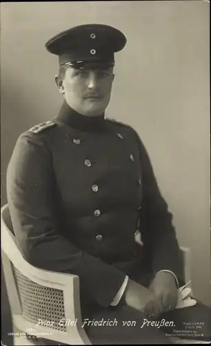 Ak Eitel Friedrich Prinz von Preußen, Portrait in Uniform, Liersch 1934