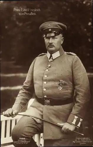 Ak Eitel Friedrich Prinz von Preußen, Portrait, Liersch 7498