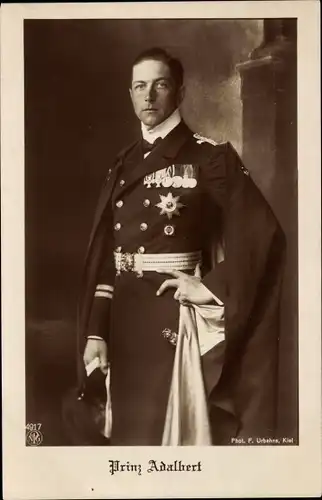 Ak Adalbert Prinz von Preußen, Portrait, NPG 4917