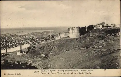 Ak Saloniki Griechenland, Panorama, Yedi Koule