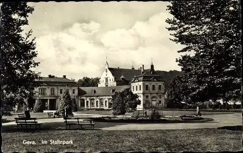 Ak Gera in Thüringen, Im Stalinpark