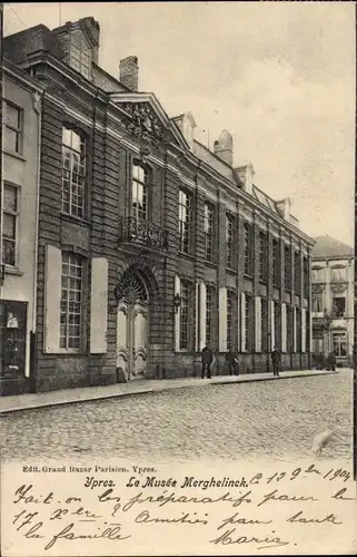 Ak Ypres Ypern Westflandern, Museum Merghelinck