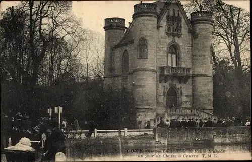 Ak Coye Oise, Chateau de la Reine Blanche