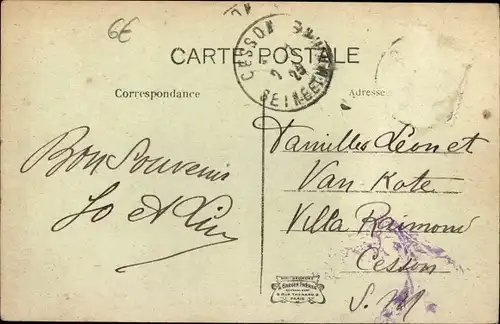 Ak Coye Oise, Croix Sainte-Anne