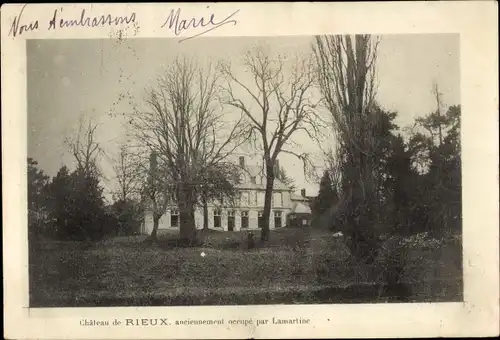 Ak Rieux Oise, Château