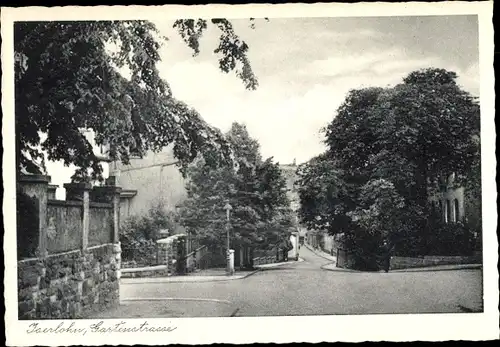Ak Iserlohn in Westfalen, Blick in die Gartenstraße, Kreuzung