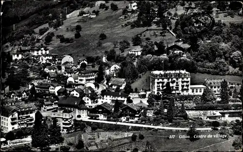 Ak Glion Montreux Kanton Waadt, Dorfzentrum