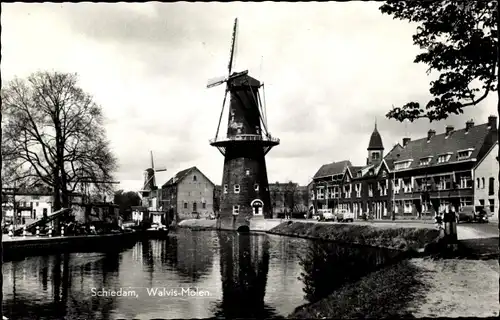 Ak Schiedam Südholland, Walvis-Molen