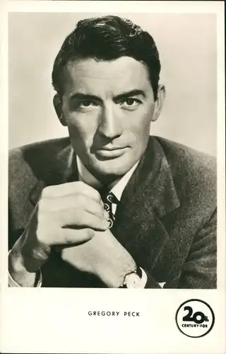 Ak Schauspieler Gregory Peck, Portrait