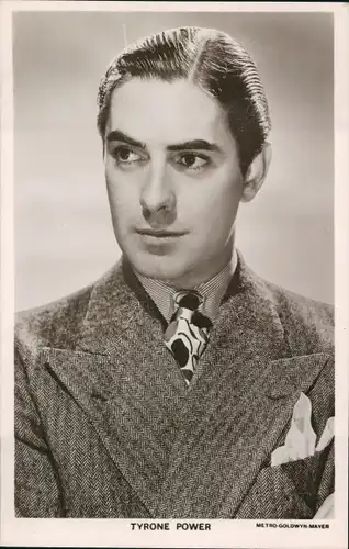 Ak Schauspieler Tyrone Power, Portrait