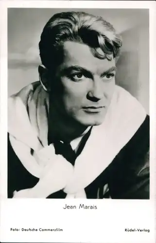 Ak Schauspieler Jean Marais in Einmal nur leuchtet die Liebe, Portrait