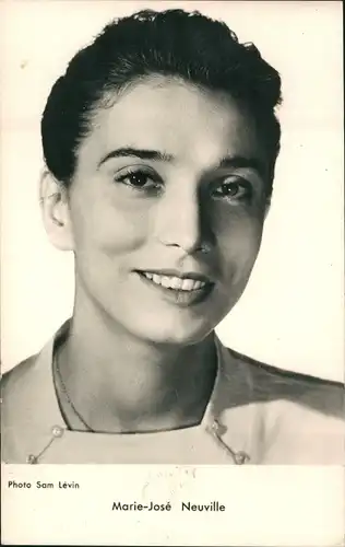 Ak Schauspielerin Marie-Jose Neuville, Portrait