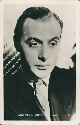 Ak Schauspieler Charles Boyer, Portrait