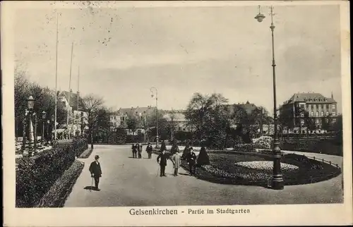 Ak Gelsenkirchen im Ruhrgebiet, Stadtgarten