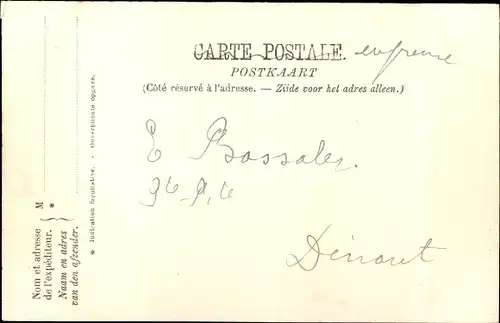 Ak Dinant Wallonien Namur, Vue prise du Chateau Fort