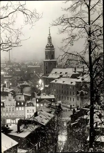 Ak Greiz im Vogtland, Winteransicht