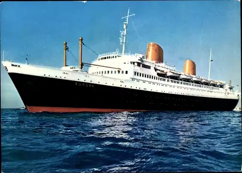 Ak Dampfschiff MS Europa, Norddeutscher Lloyd Bremen