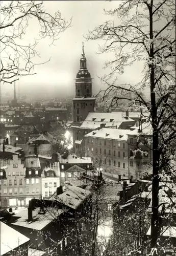 Ak Greiz im Vogtland, Winteransicht