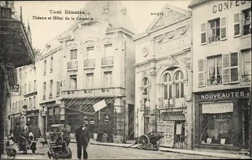 Ak Toul Meurthe et Moselle, Theater, Hotel de la Comedie