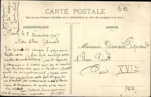 Postkarte Toul Meurthe et Moselle, Garnison, Einzug des 1. Genies, 1907