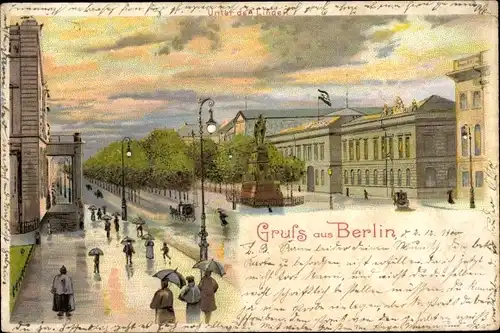 Litho Berlin Mitte, Unter den Linden