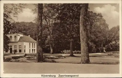 Ak Zwartewegsend Tytsjerk Tietjerk Friesland Niederlande, Vijversburg