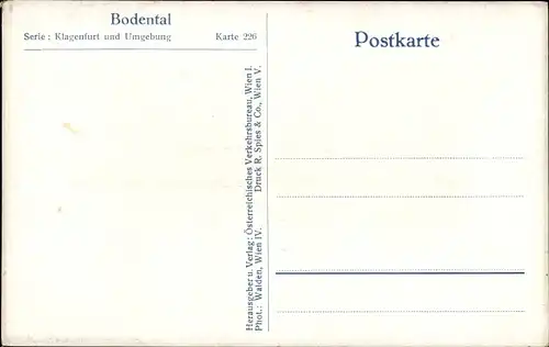 Ak Bodental in Kärnten, Dorfmotiv