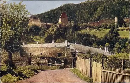 Ak Friesach in Kärnten, Ruine Petersberg