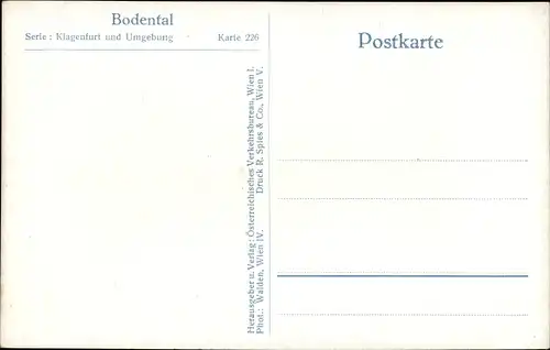 Ak Bodental in Kärnten, Dorfmotiv